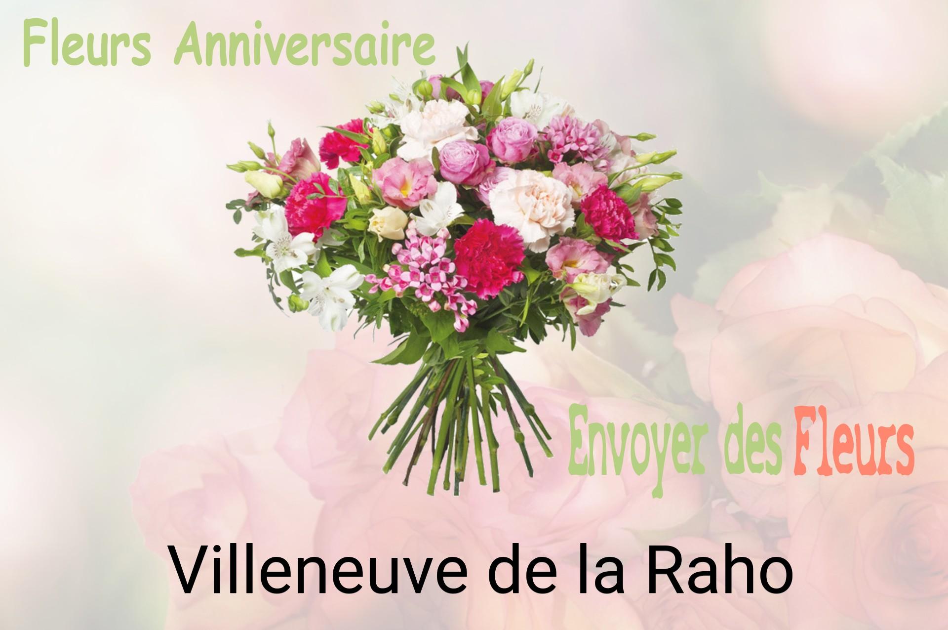 Bouquet de fleurs d’anniversaire livré à Villeneuve-de-la-Raho