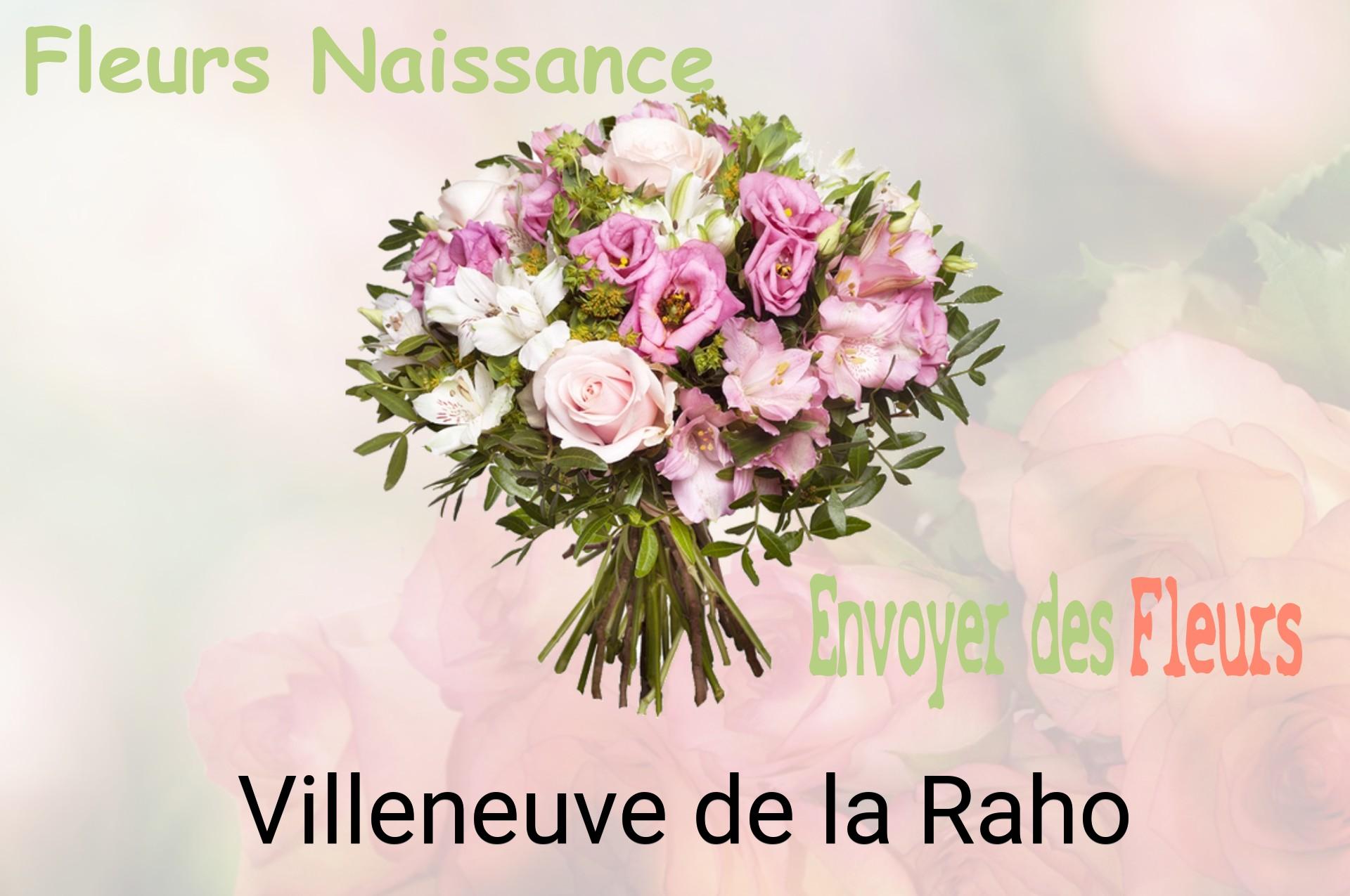 Bouquet de fleurs de naissance livré à Villeneuve-de-la-Raho